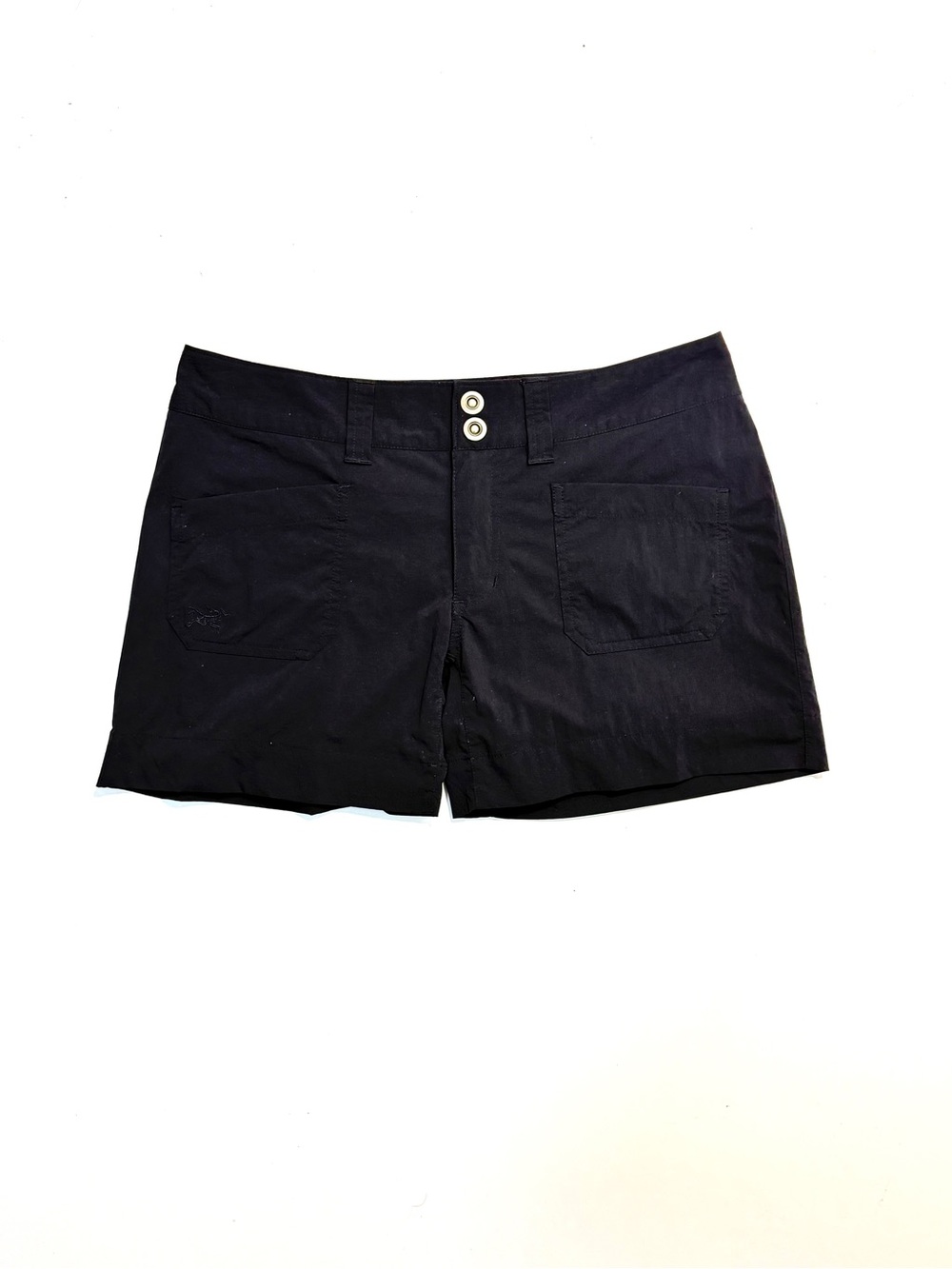Vintage Arcteryx Spandex Nylon Mini Hiking Shorts Womens US4 W30 Black Gorpcore